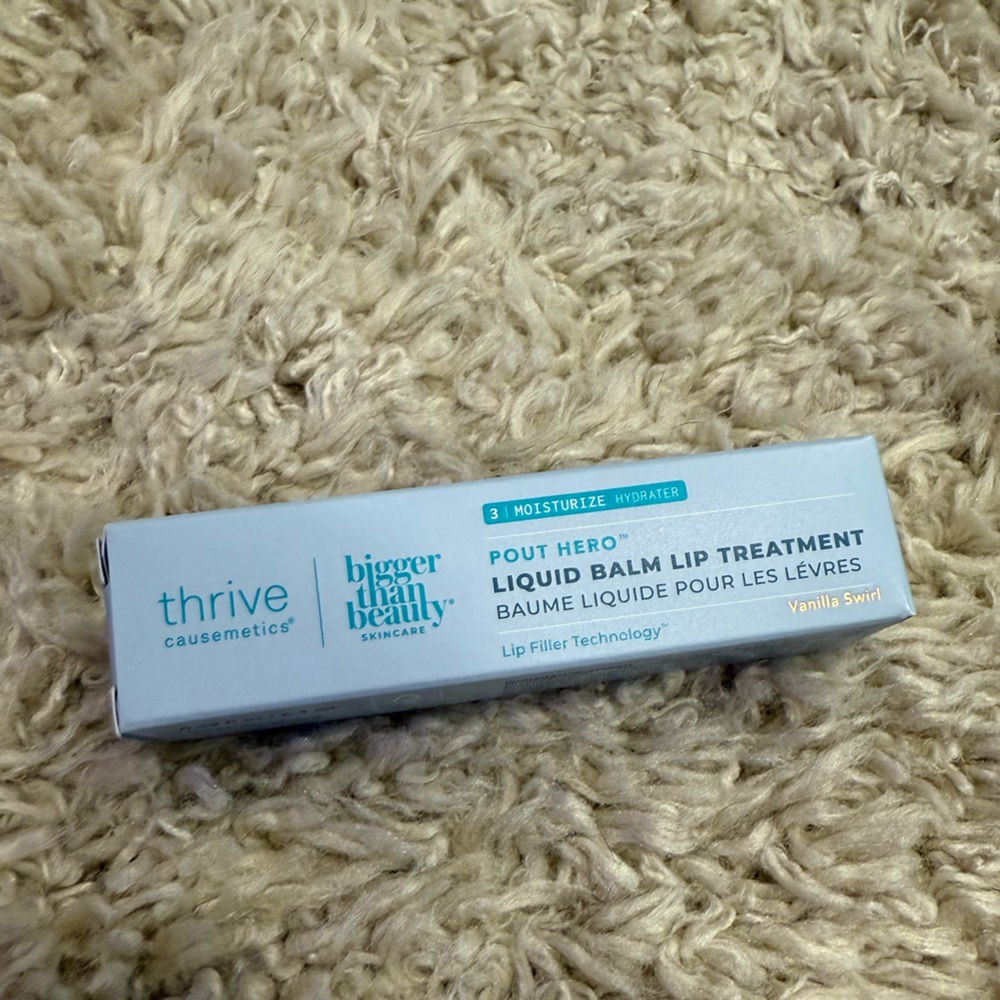 Thrive Causemetics Pout Hero Liquid Balm Lip Treatment Vanilla Swirl